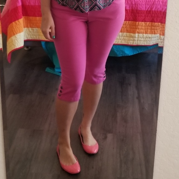 Baccini Pants - Soft Pink Capris